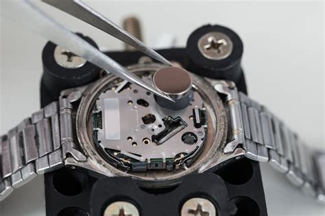 replace battery in wristwatch.